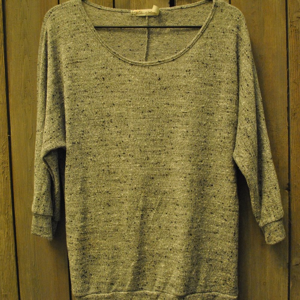 Grey Speckled Sweater